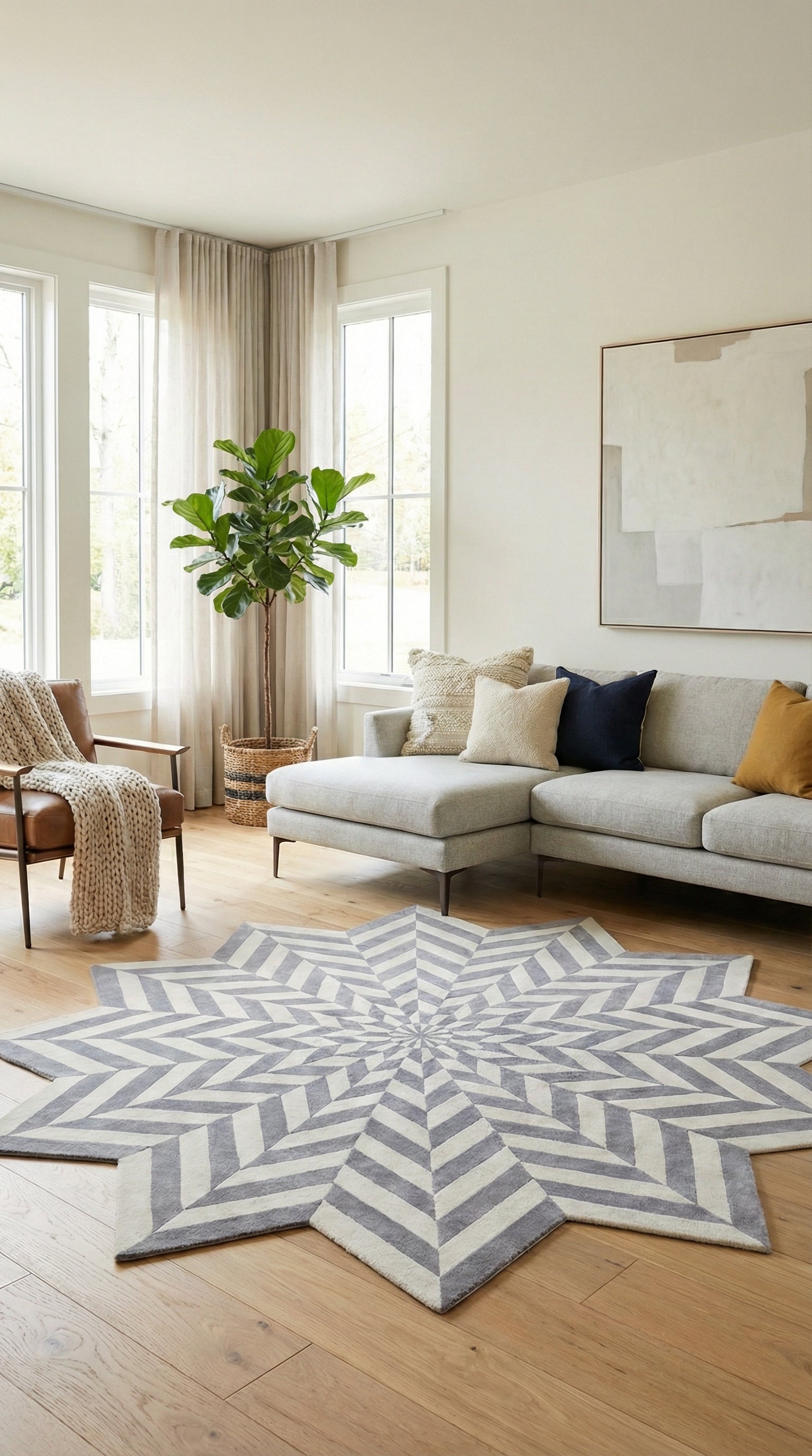 Infinity Star Rug Ø 240